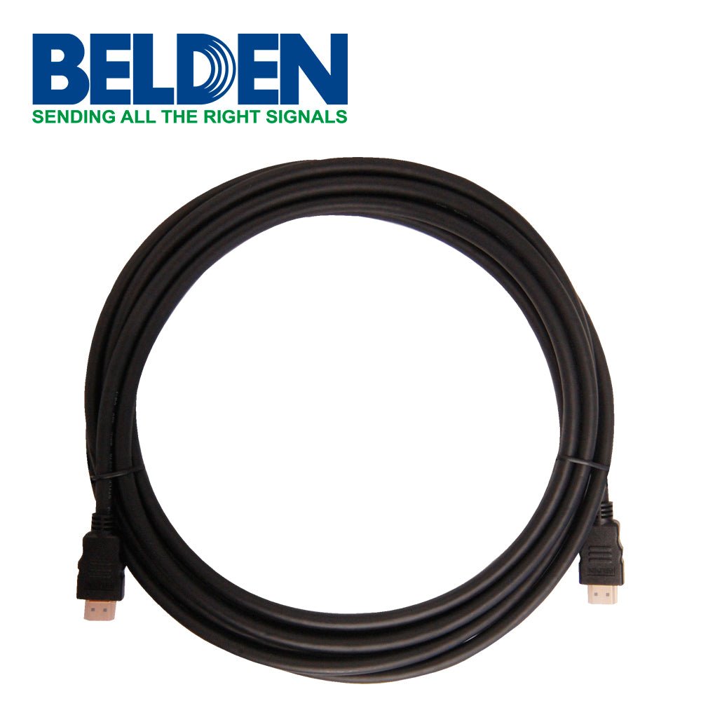 Belden Cable HDMI A 2.0 Macho - HDMI A 2.0 Macho 4K 60Hz 5 Metros Negro HDE005MB - SILYMX