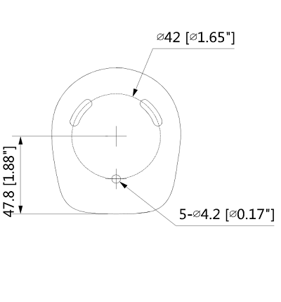 DAHUA HMW3200L - Camara Mini Domo 1080p/ Especial para DVR Movil/ Lente 2.1 mm/ 139 Grados de Apertura/ Microfono Integrado/ IR de 3 Mts/ Uso Interior - SILYMX