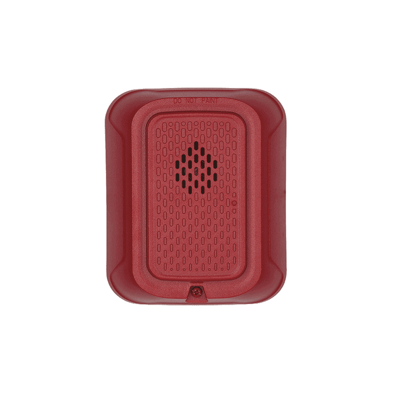 Sirena para Montaje en Pared, 12 a 24 Vcd, Color Rojo, Nuevo Diseño Moderno y Elegante y Menor Consumo de Corriente - SILYMX