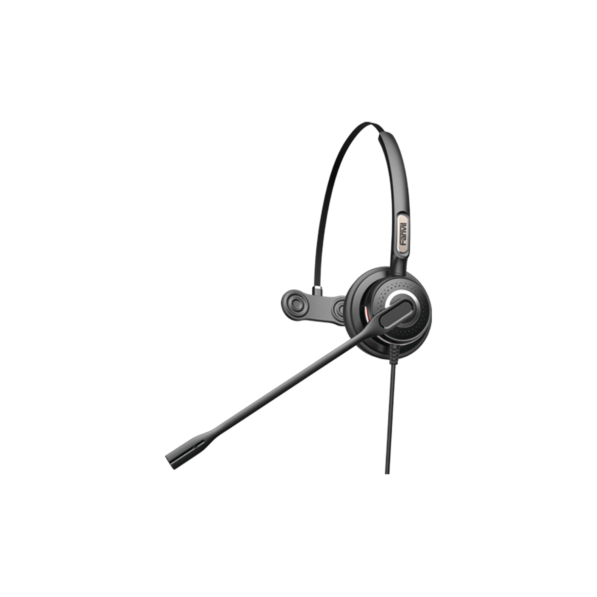 Diadema monoaural con tecnología antishock para teléfonos IP FANVIL y Polycom con micrófono de cancelación de ruido, larga durabilidad - SILYMX