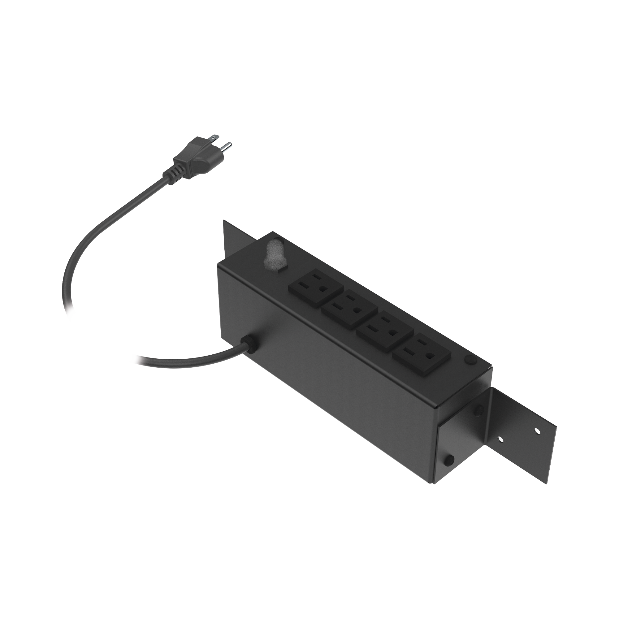Tomacorriente de 4 Contactos (NEMA 5-15R) Voltaje Entrada/Salida: 120Vca/10A Max. Opción de Instalación en Escritorio o Pared. - SILYMX