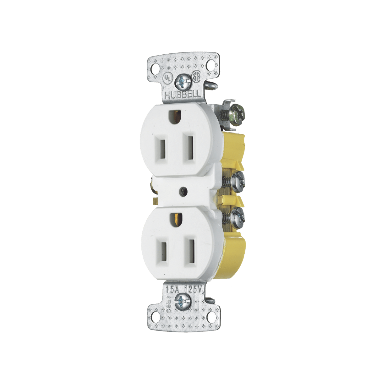 Contacto Duplex 15A 125V/ 2 Polos 3 Hilos/ Nema 5-15R/ Color Blanco. - SILYMX