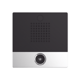 Mini Intercomunicador para hotelería y hospitales, con diseño elegante, PoE, 1 botón, 1 relevador integrado de salida y entrada. - SILYMX