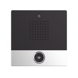 Mini video Intercomunicador para hotelería y hospitales, con diseño elegante, PoE, cámara 1Mpx, 1 botón, 1 relevador integrado de salida y entrada. - SILYMX