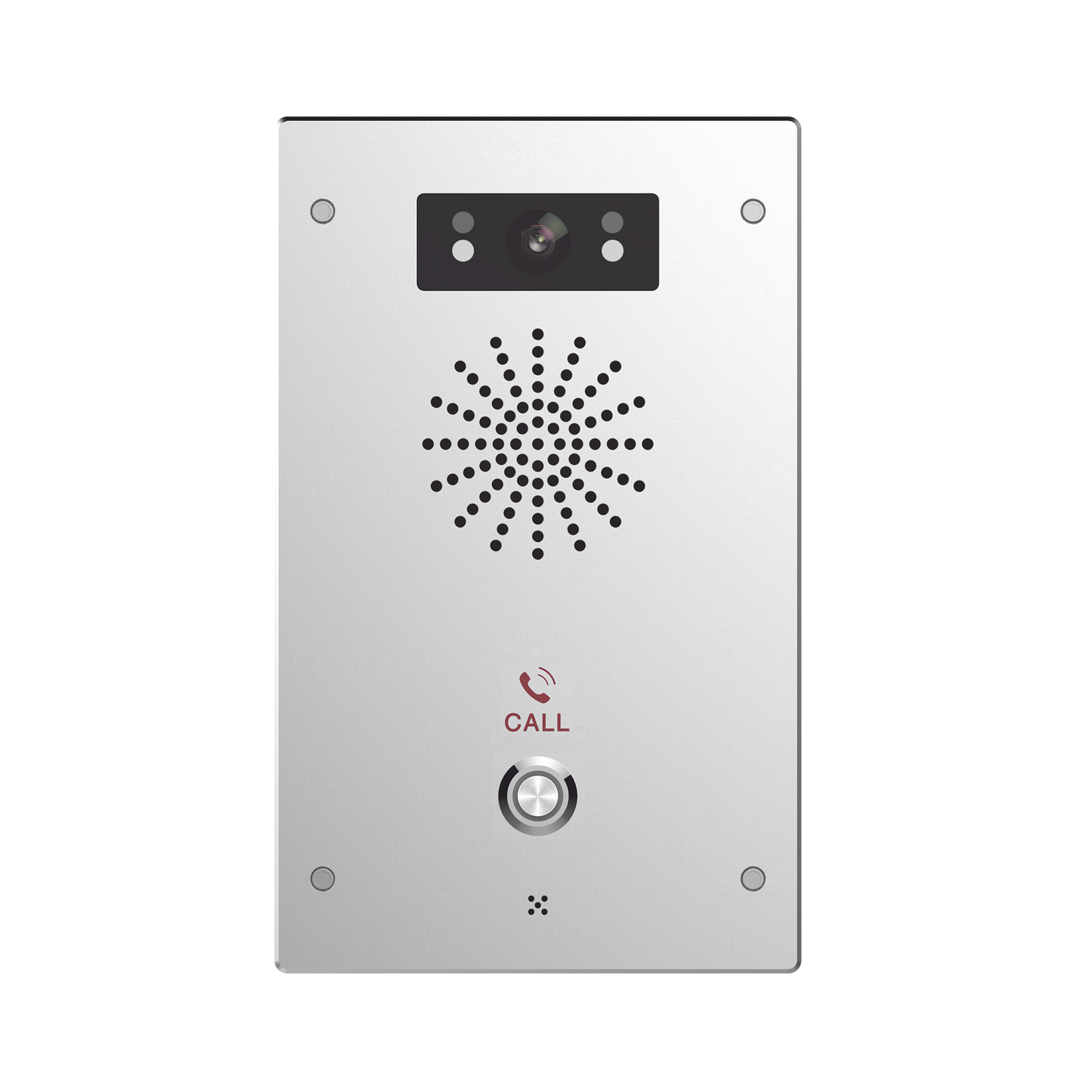 Video Intercomunicador IP, 2 líneas SIP, 2 relevadores con botón para llamada, Onvif, anti-vandálico, PoE, IP65 e IK10, PoE - SILYMX