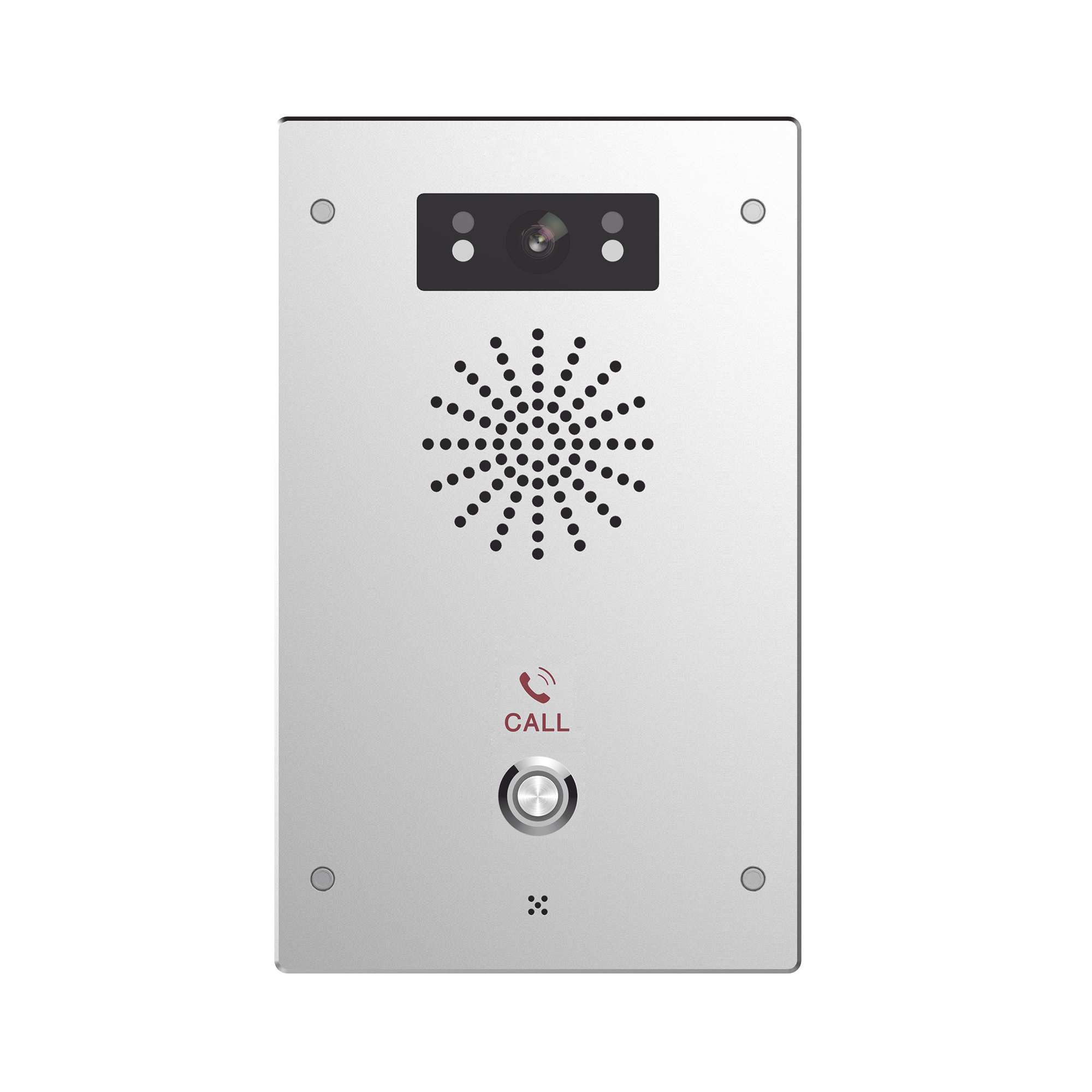 Video Intercomunicador IP, 2 líneas SIP, 2 relevadores con botón para llamada, Onvif, anti-vandálico, PoE, IP65 e IK10, PoE - SILYMX