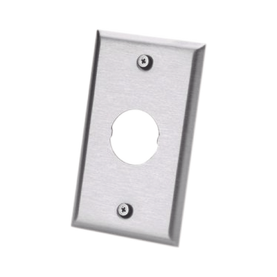 Placa De Pared Industrial 1 Puerto Modulo Electrico Color Metal - SILYMX