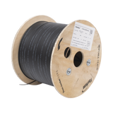 Carrete de 1 km de Fibra Óptica Drop, Interior/Exterior G.657A2 Monomodo de 1 hilo (unifibra), Dieléctrica, Forro Negro - SILYMX
