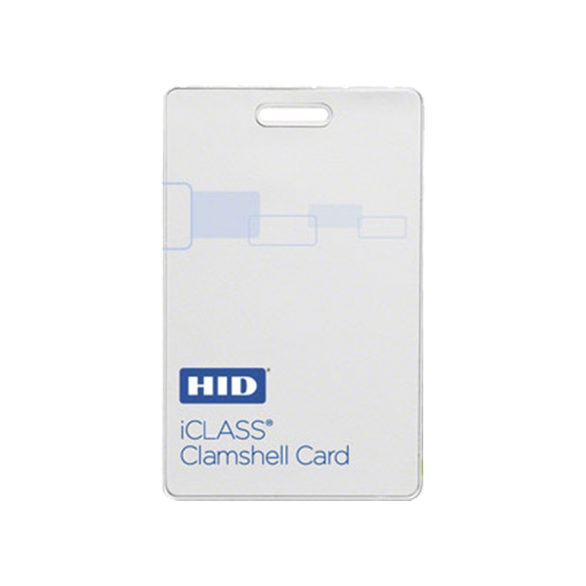 Tarjeta iClass Clamshell (Gruesa) / 2 k memoria / Programada a 26 bits Aleatoriamente/ Garantía de por Vida - SILYMX