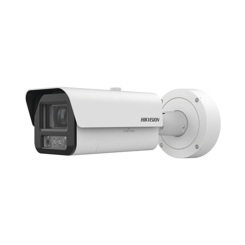 Bala IP 4 Megapixel / Lente Mot. 2.8 - 12 mm / Luz Dual (IR y Luz Blanca) / Reconocimiento Facial / Heat Map / ACUSENSE / Metadata / IK10 / IP67 / WDR 140 dB / DeepinView