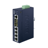 Switch Industrial Administrable Capa 2 con 4 Puertos 10/100/1000T y 2 puertos SFP 100/1000X - SILYMX