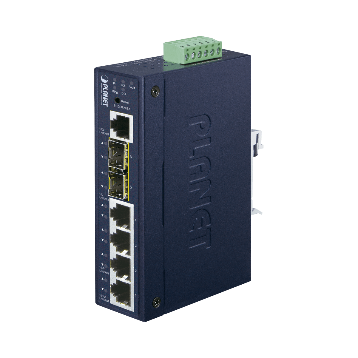 Switch Industrial Administrable Capa 2 con 4 Puertos 10/100/1000T y 2 puertos SFP 100/1000X - SILYMX