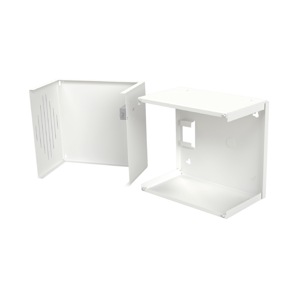 Gabinete para Resguardo de Sirena de 30 W (SF581A o SF581L No incluida), Preparación para Tamper (No incluido). - SILYMX