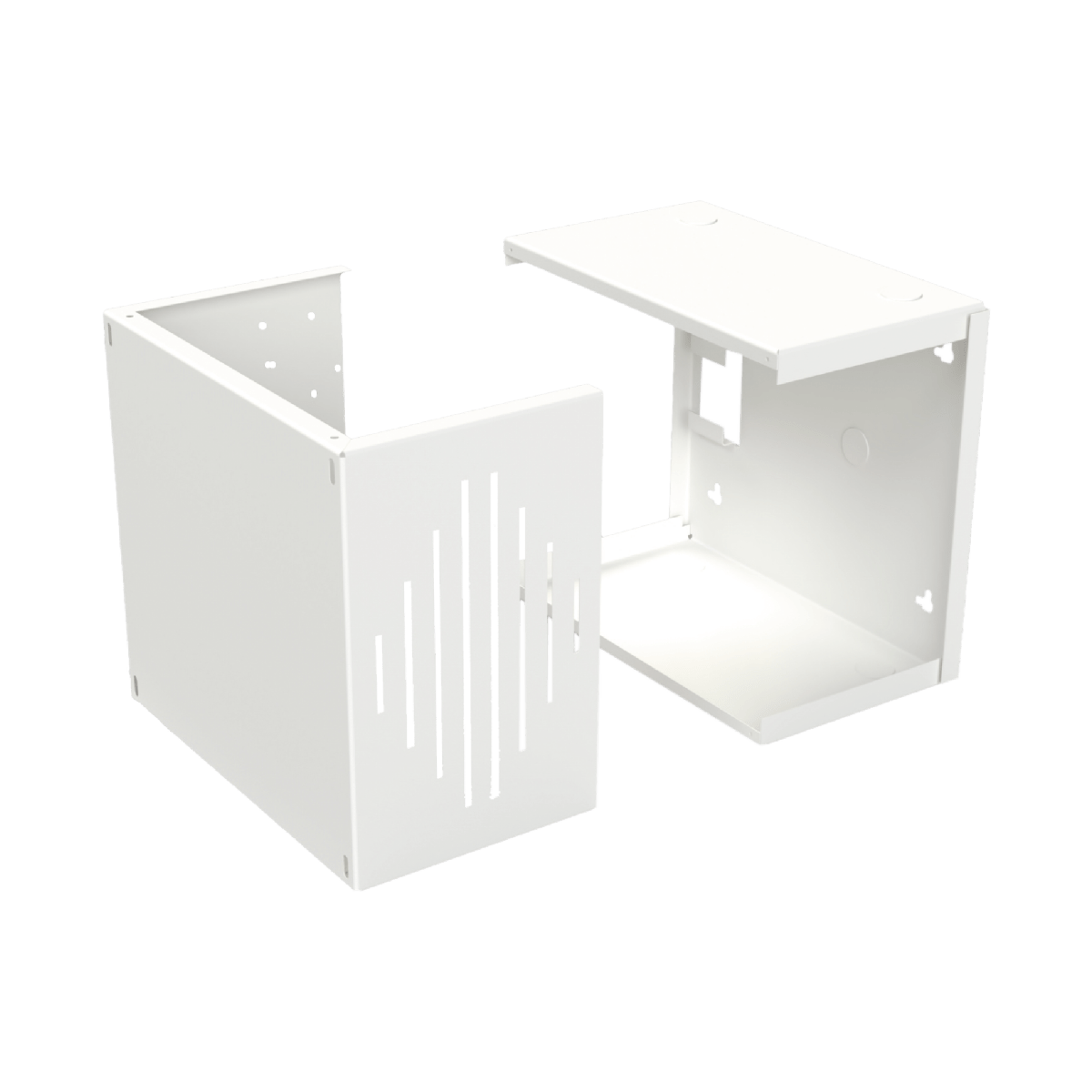 Gabinete para Resguardo de Sirena de 30 W (SF581A o SF581L No incluida), Preparación para Tamper (No incluido). - SILYMX