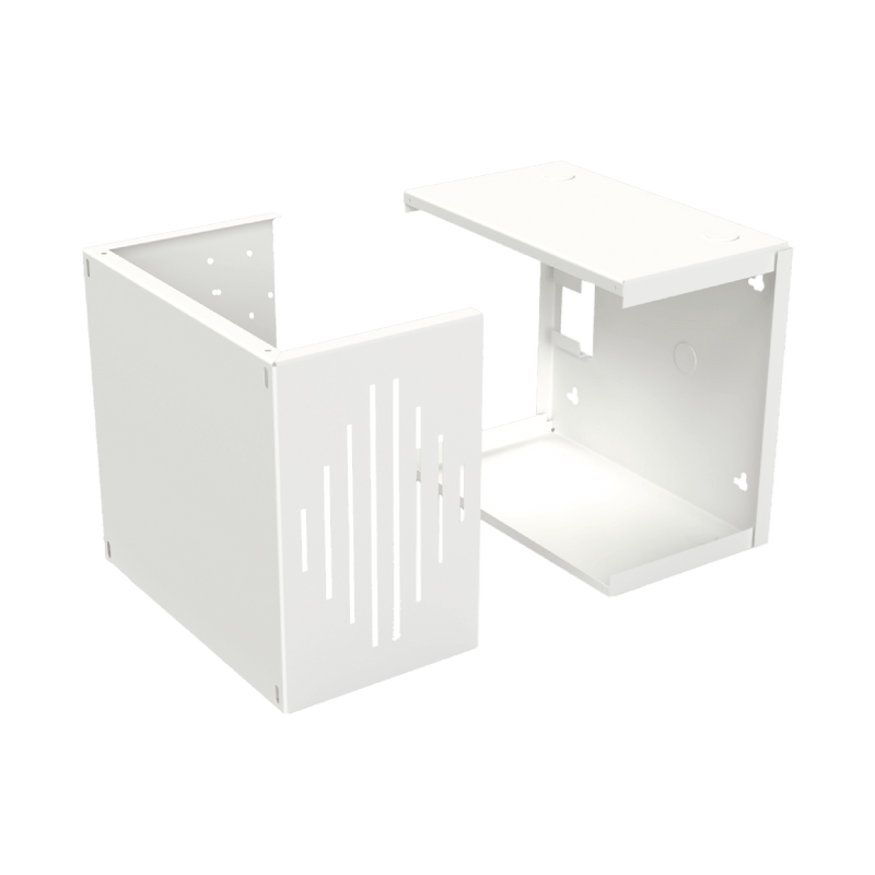 Gabinete para Resguardo de Sirena de 30 W (SF581A o SF581L No incluida), Preparación para Tamper (No incluido). - SILYMX