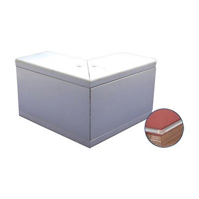Esquinero exterior de aluminio para canaleta INKA100 INKA-100-EE - SILYMX