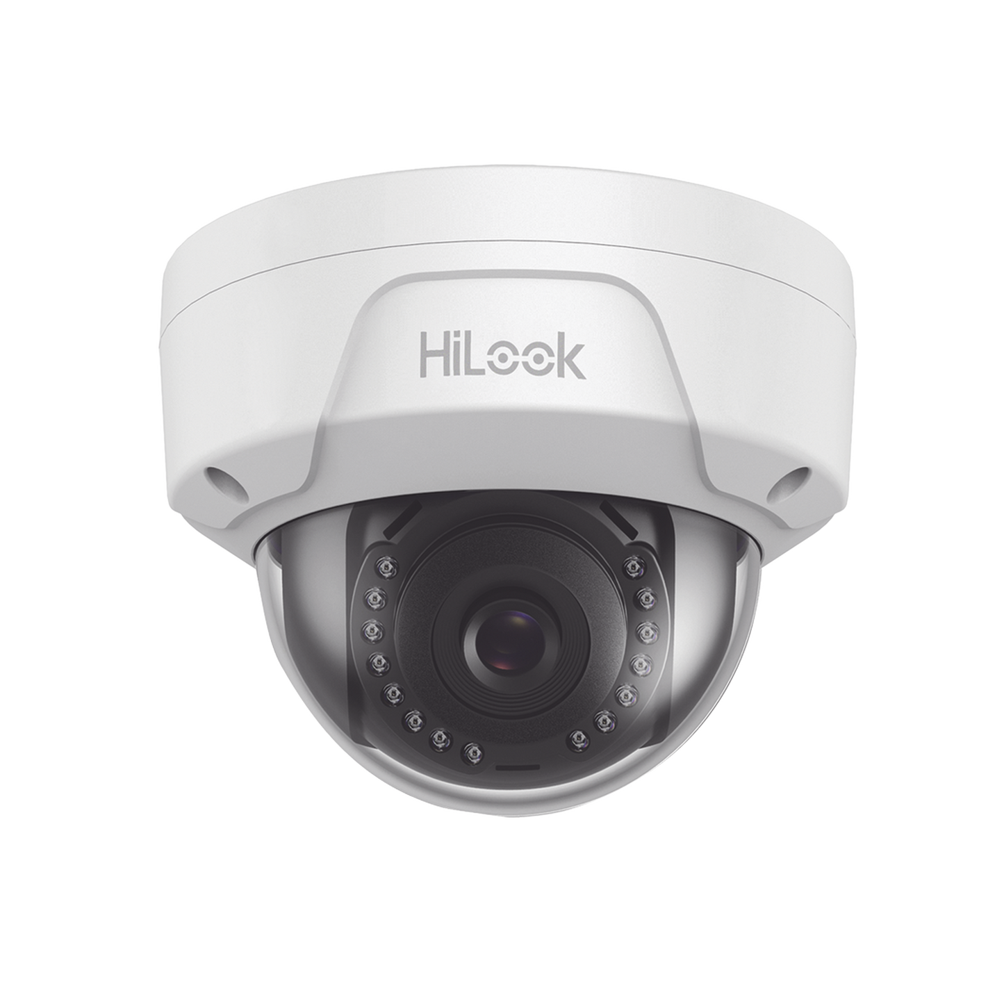 Cámara HiLook Turret Series Domo IP 2 Megapixel 30 mts IR Exterior IP67 IK10 dWDR PoE Lente 2.8 mm Onvif IPC-D121H(C) - SILYMX