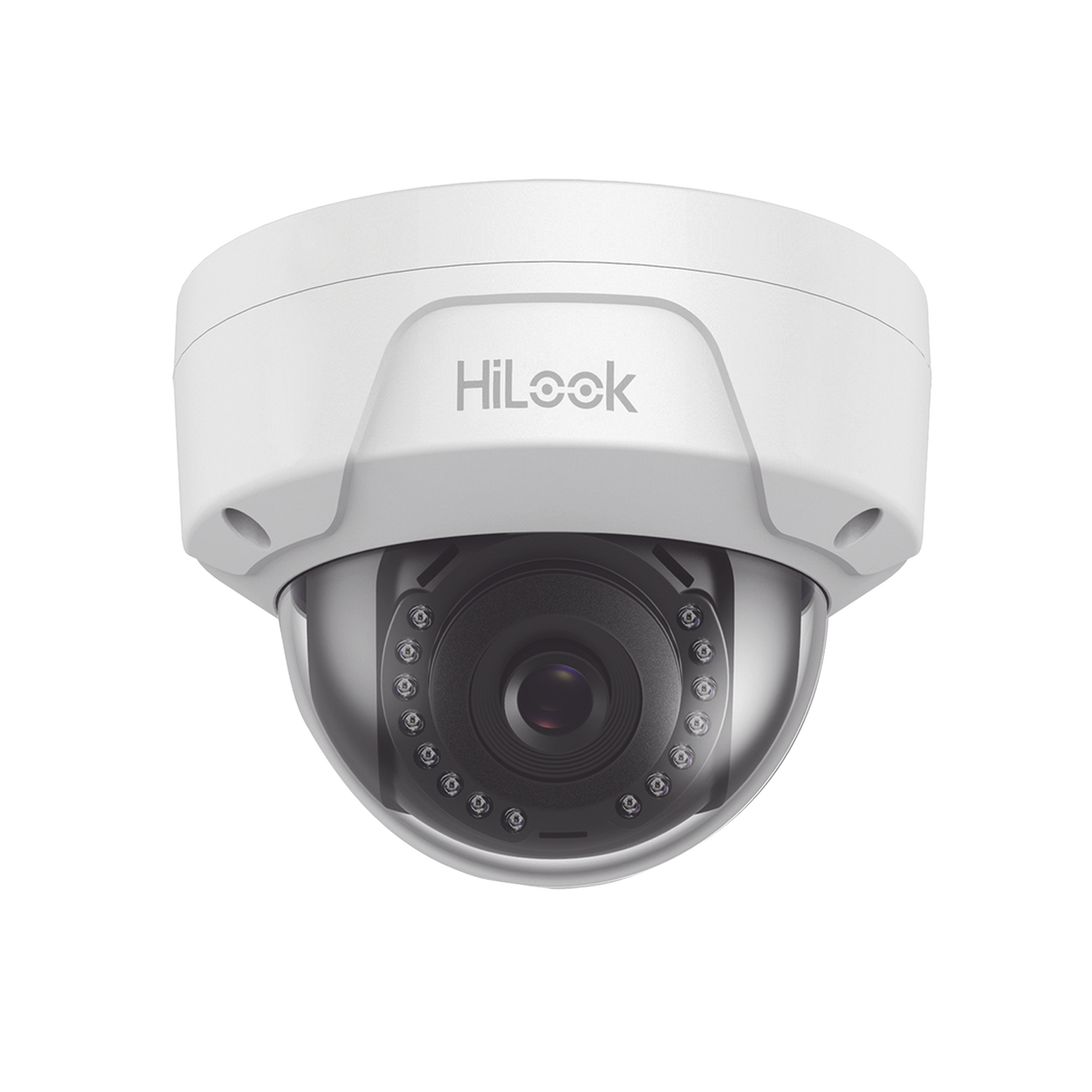 Cámara HiLook Turret Series Domo IP 2 Megapixel 30 mts IR Exterior IP67 IK10 dWDR PoE Lente 2.8 mm Onvif IPC-D121H(C) - SILYMX