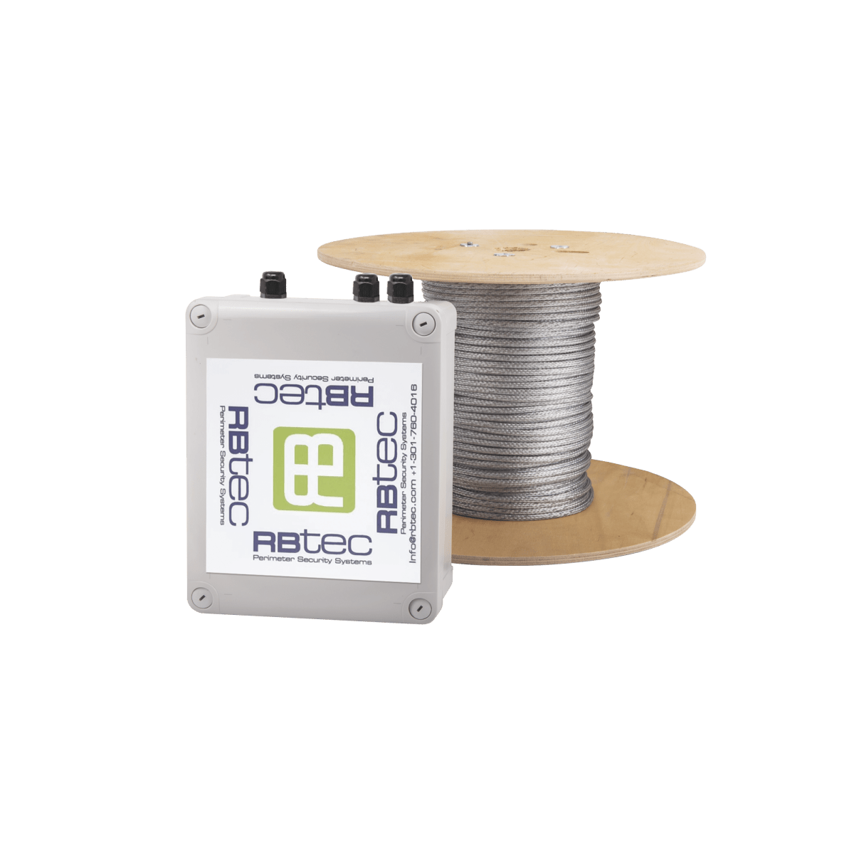 Kit de Cable Sensor Para Cercas Ciclónicas IRONCLAD / 75 METROS / 1 ZONA / Sin Falsas Alarmas por Viento / TODO Incluido - SILYMX