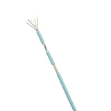 Bobina De Cable Blindado Sf/Utp Categoría 6A Uso Industrial Con Resistencia Al Aceite Y Rayos Uv Multifilar 24/7 (Flexible) Color Azul Bobina De 305M - SILYMX