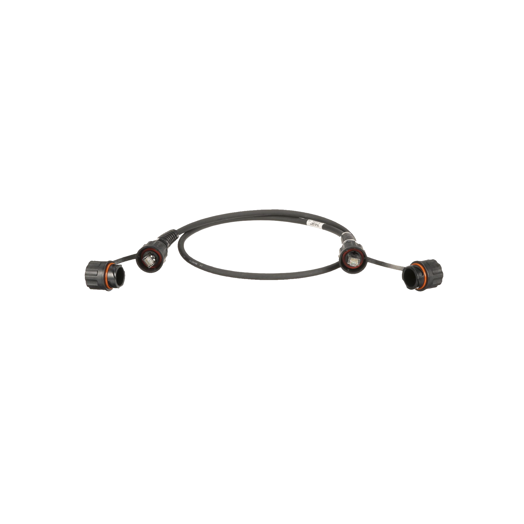 Patch Cord Cat6A IndustrialNet, Blindado S/FTP, Con Plug Industrial y Tapa en Cada Extremo, 3 Metros - SILYMX