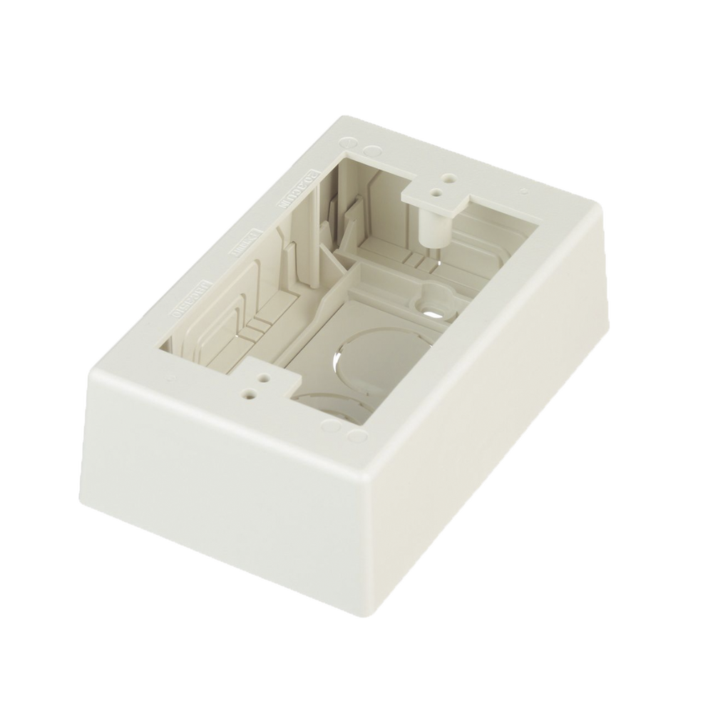 Caja De Salida Montaje Superficial Modulo Universal Color Blanco Mate - SILYMX