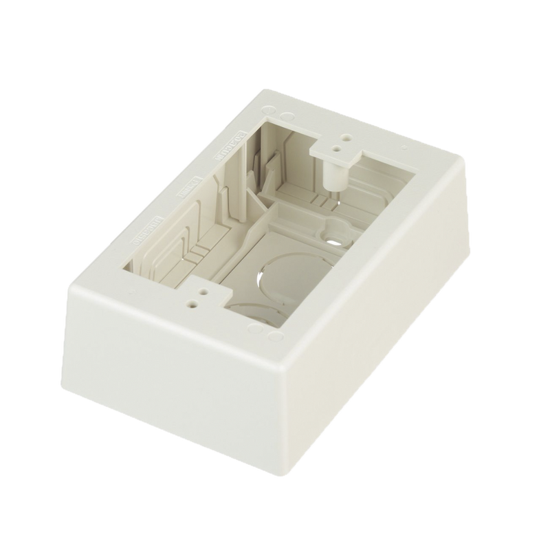 Caja De Salida Montaje Superficial Modulo Universal Color Blanco Mate - SILYMX