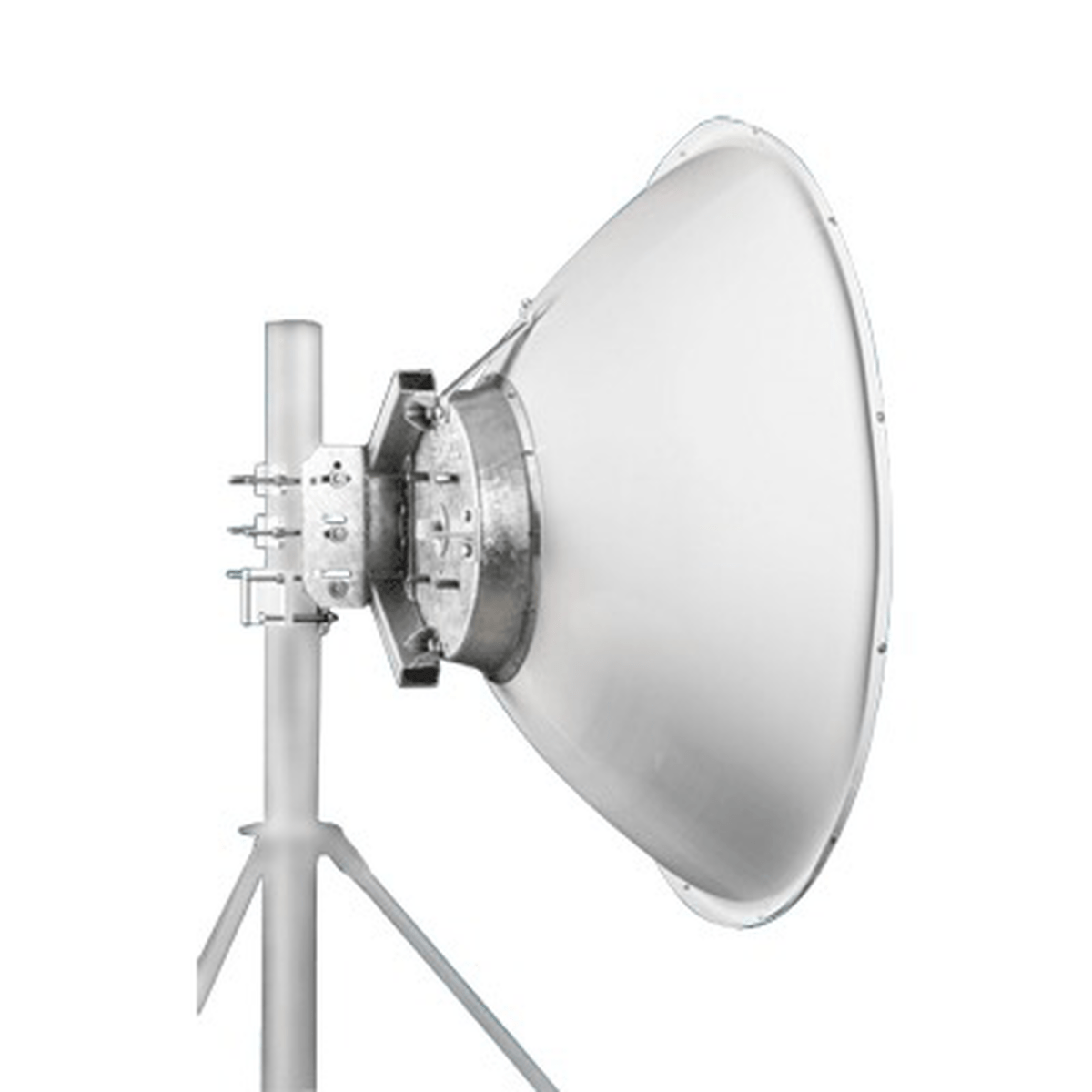 Antena parabólica 4 ft para radio B11, ganancia de 41 dBi, conector guía de onda, 10.1-12 GHz, 1.2 m, Montaje incluido - SILYMX