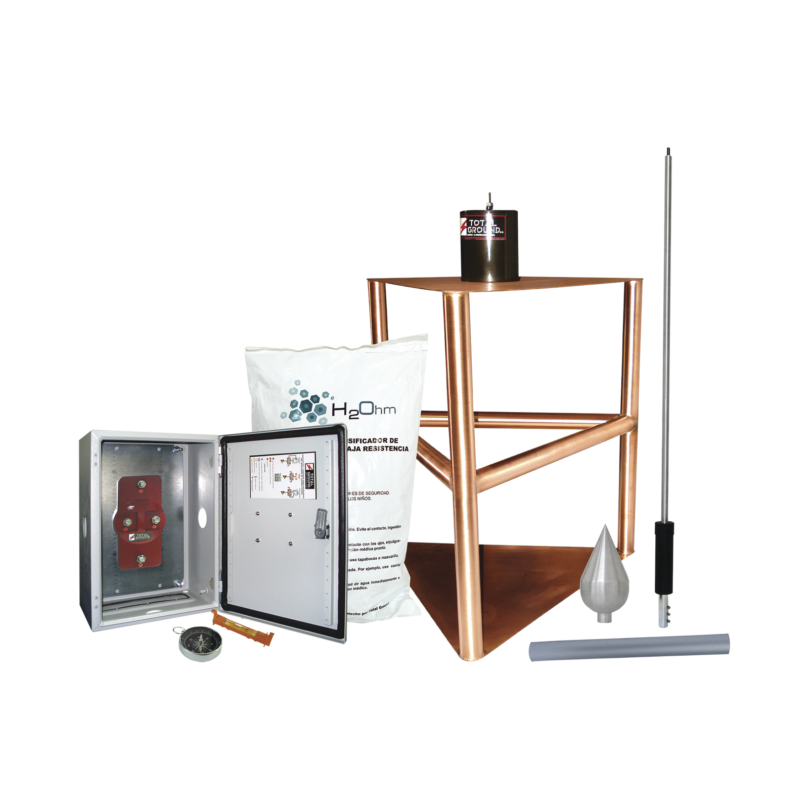 Kit De Pararrayo Con Punta Con Diámetro De Protección De 200 Metros. KDA-03 - SILYMX