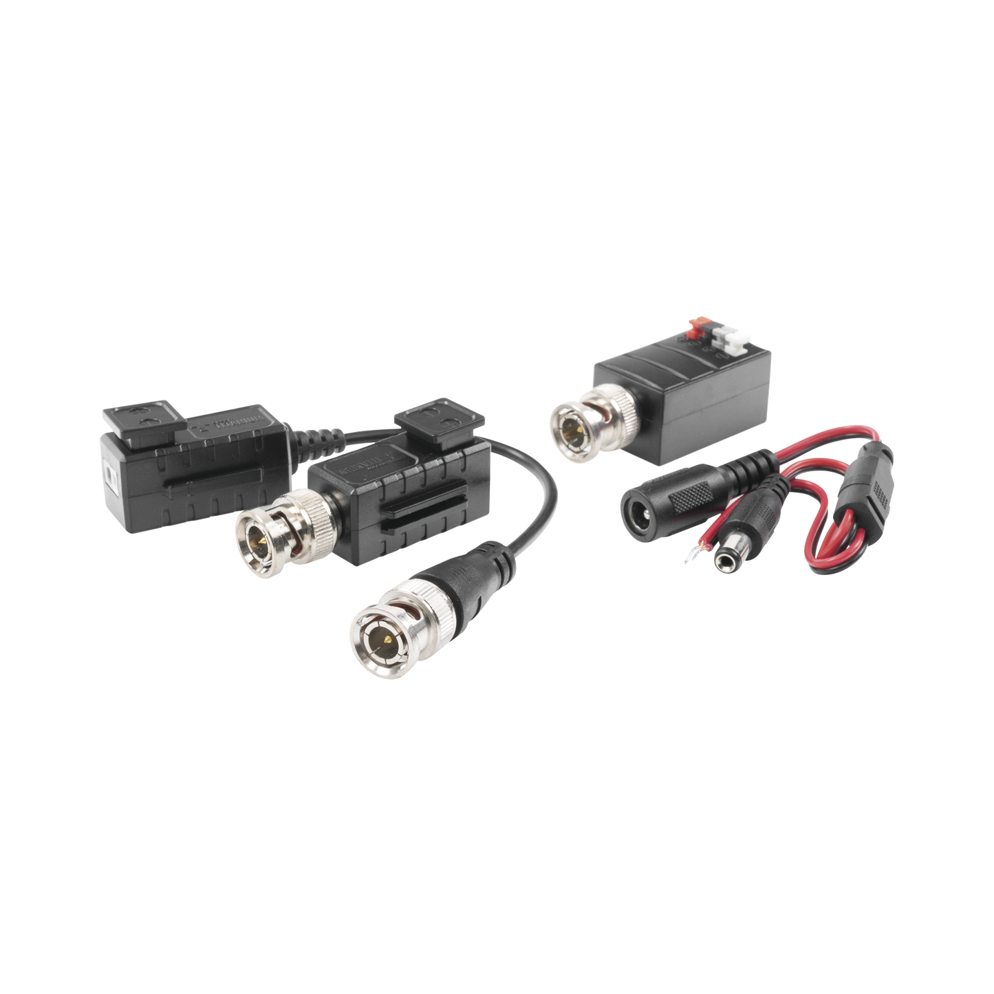 Kit de TRANSCEPTORES DE VIDEO DE LARGO ALCANCE / 320 Metros / Resolución 720P y 1080P / Cat 5e/6 / Compatible con cámaras HD-TVI/CVI/AHD/CVBS / Alimente solo el Receptor / Protección Interconstruida contra sobretensión. - SILYMX