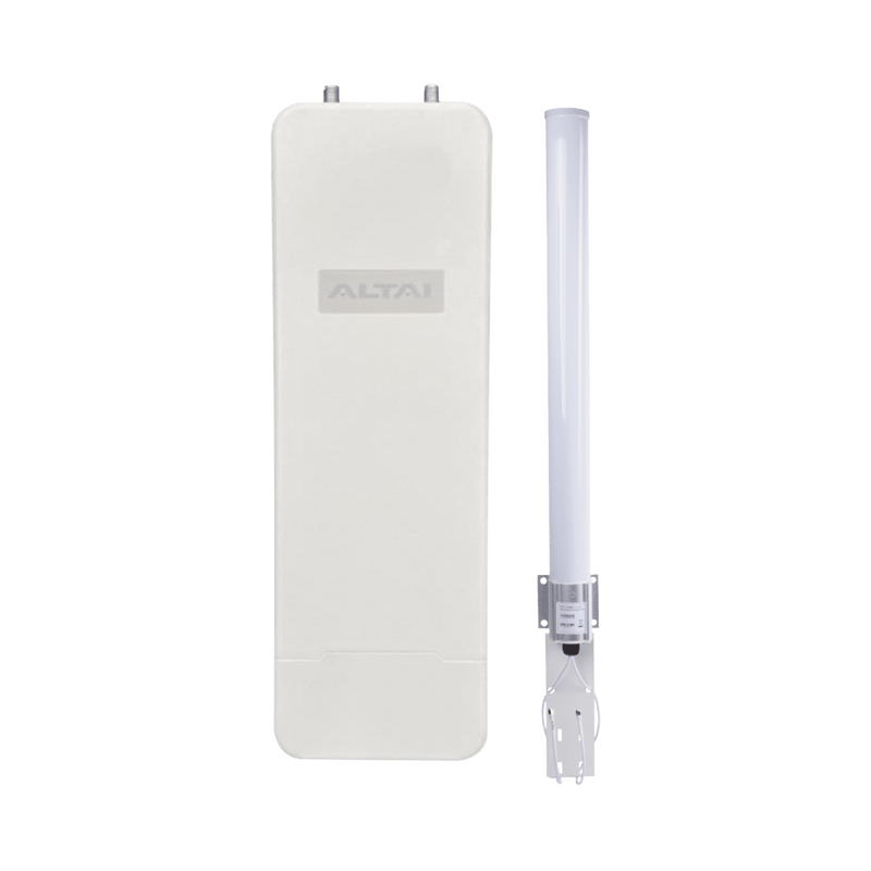 Super Kit WiFi para WISP Hasta 300 m / C1XN+ y antena Omnidireccional 10 dBi - SILYMX