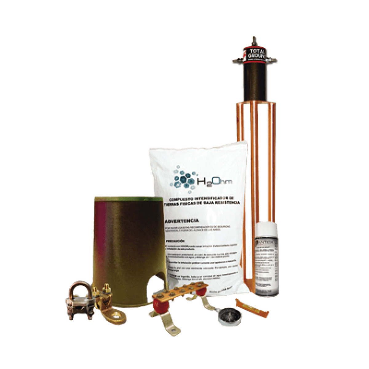 Kit De Tierra Física Con Electrodo Tg100Ab Y Accesorios De Instalación. KIT-MASTER-100AB - SILYMX