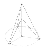 Kit con Mástil Telescópico de 9 m con Accesorios de Instalación (No incluye retenida) - SILYMX