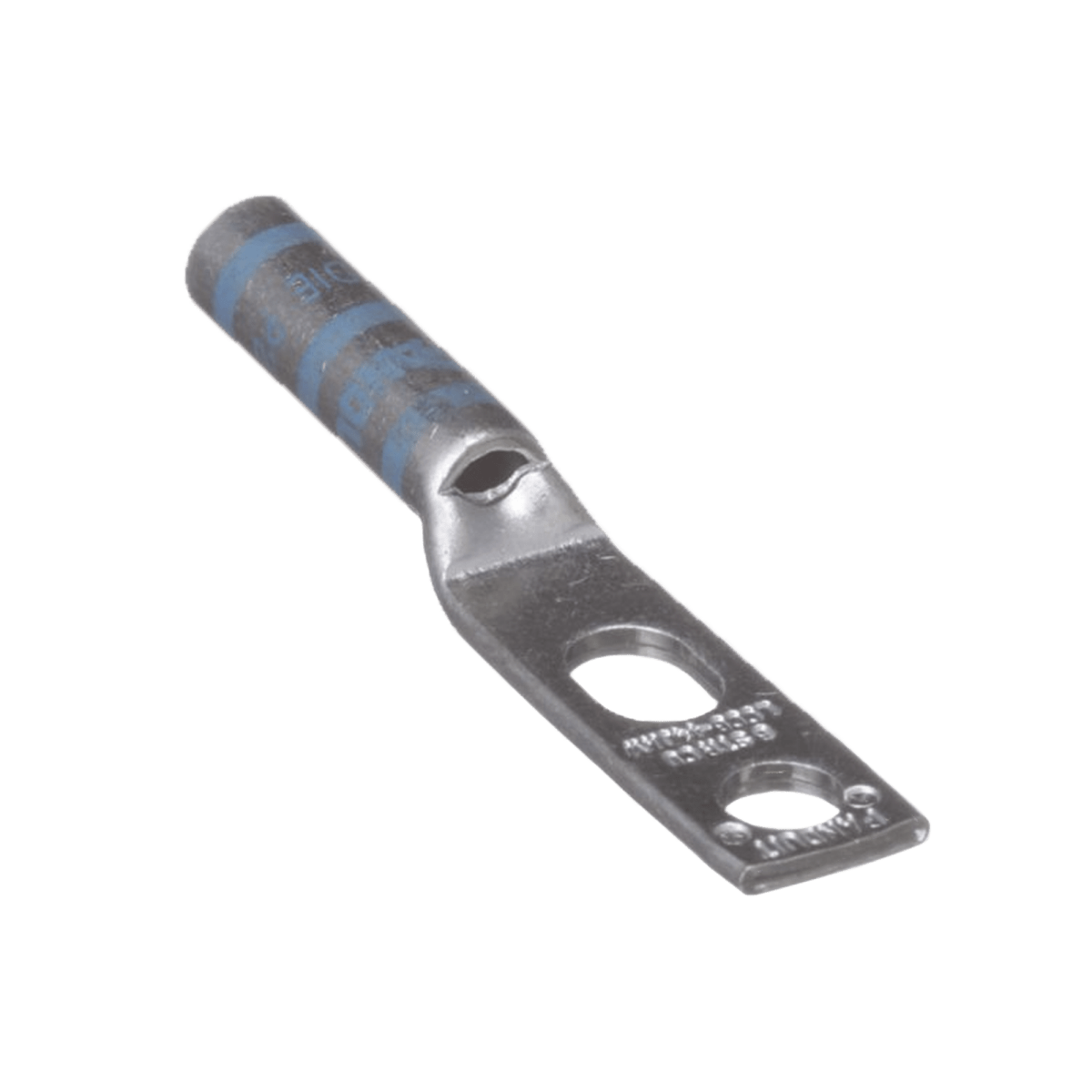 Terminal De Compresión De Barril Largo De Dos Orificios De 1/4 Para Cable 6 Awg Espacios Entre Orificios De 0.50 A 0.63In - SILYMX