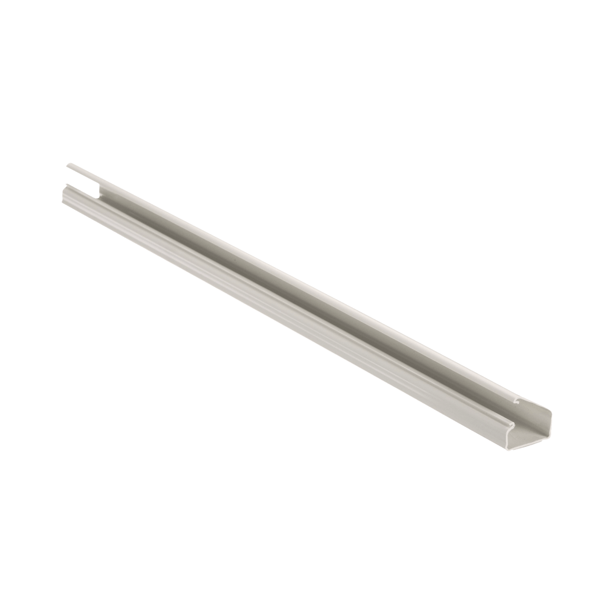 Canaleta Ld10 De Pvc Rígido Con Cinta Adhesiva Para Instalación Sin Herramientas De 38.4 X 24 X 1828.8 Mm Color Blanco Mate - SILYMX