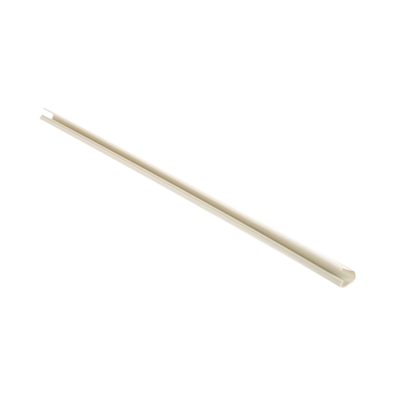 Canaleta LD3 De Pvc Rígido Con Cinta Adhesiva Para Instalación Sin Herramientas 19.6 X 12 X 1828.8 Mm Color Blanco Mate - SILYMX