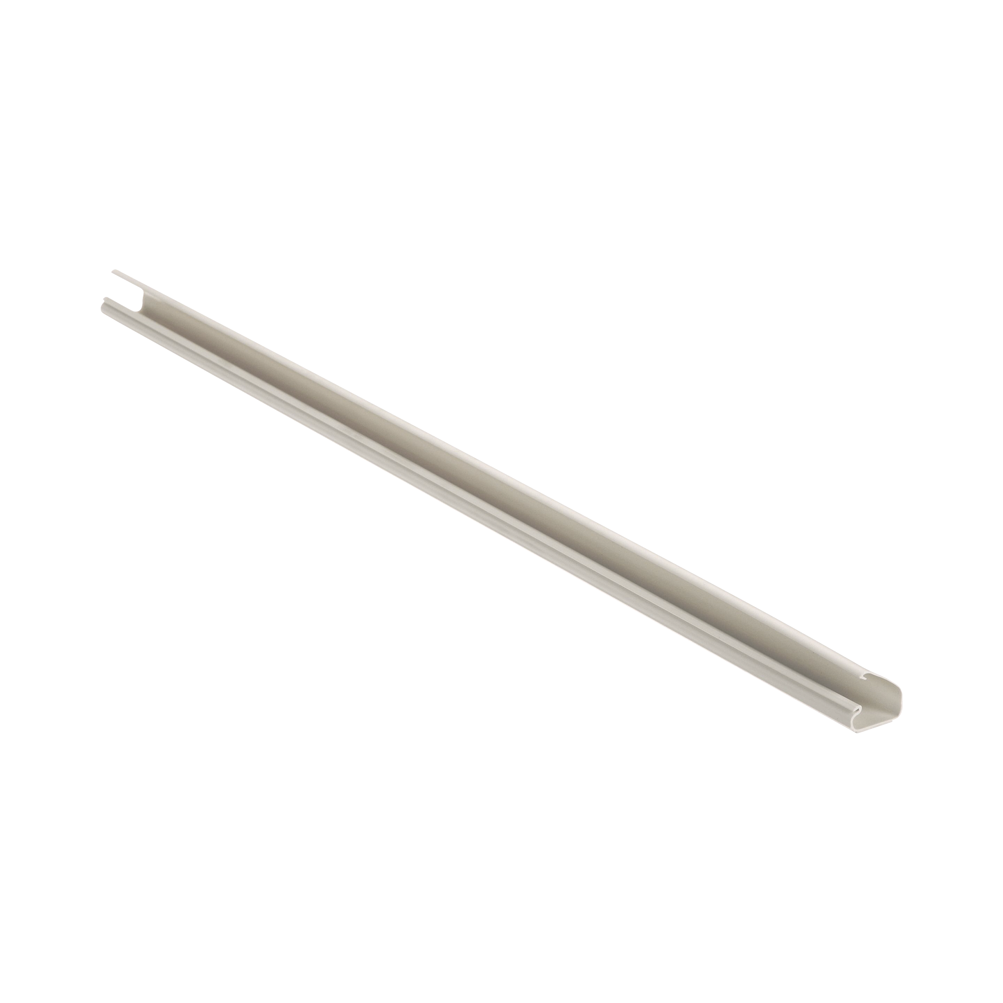 Canaleta LD5 De Pvc Rígido Con Cinta Adhesiva Para Instalación Sin Herramientas 26 X 15 X 1828.8 Mm Color Blanco Mate - SILYMX