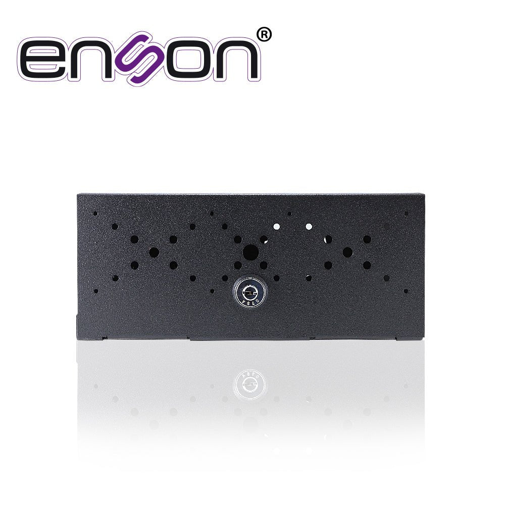 Gabinete De Seguridad Enson Lince13 Para Dvr Movil 380x270x115mm Con Ventilador Color Negro Compatible Con La Serie Mx1n Y Mm1n - SILYMX