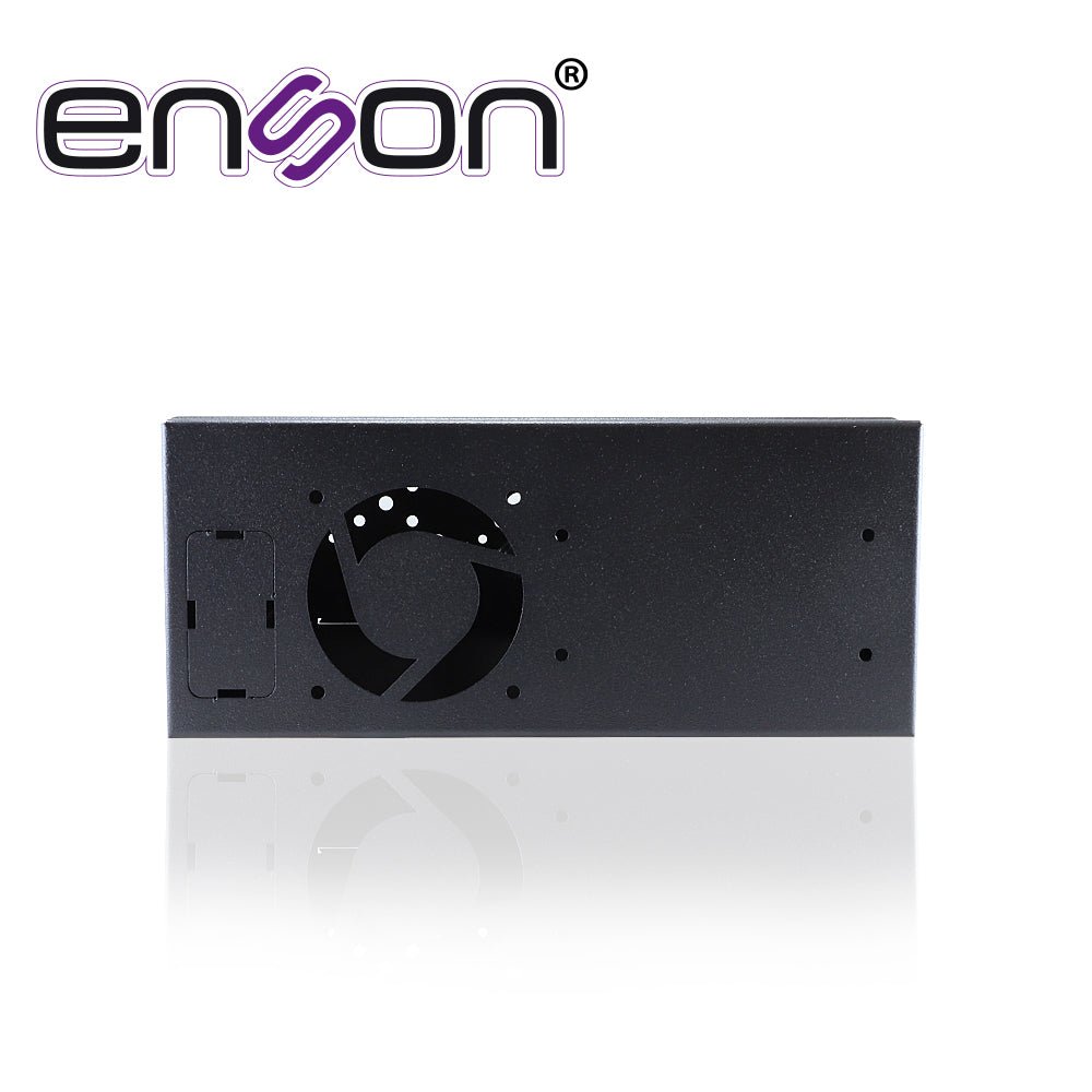 Gabinete De Seguridad Enson Lince13 Para Dvr Movil 380x270x115mm Con Ventilador Color Negro Compatible Con La Serie Mx1n Y Mm1n - SILYMX