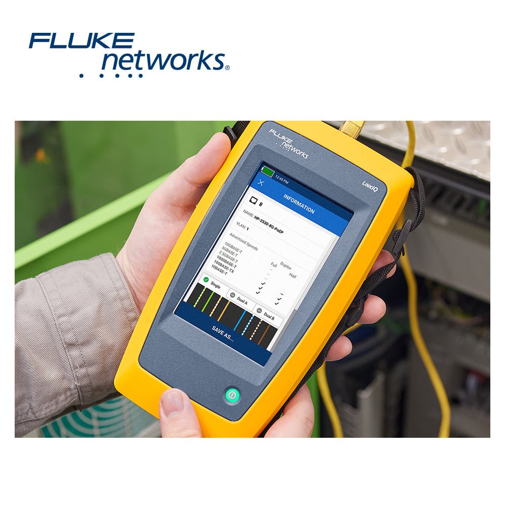 Calificador De Red Para Verificar Rendimiento De Cableado Hasta 10Gbps Basado En Frecuencia, Con Pantalla Multitáctil A Color - SILYMX