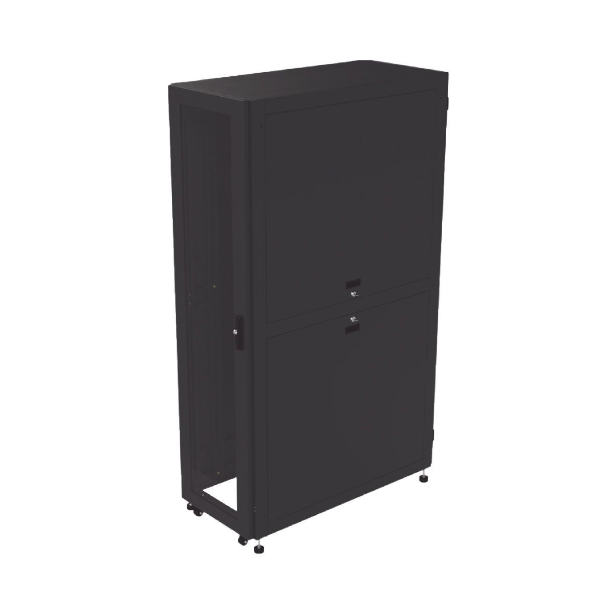 Gabinete Profesional Para Telecomunicaciones De 45Ur, 1200 Mm Profundidad LP-60120-45U-R2 - SILYMX