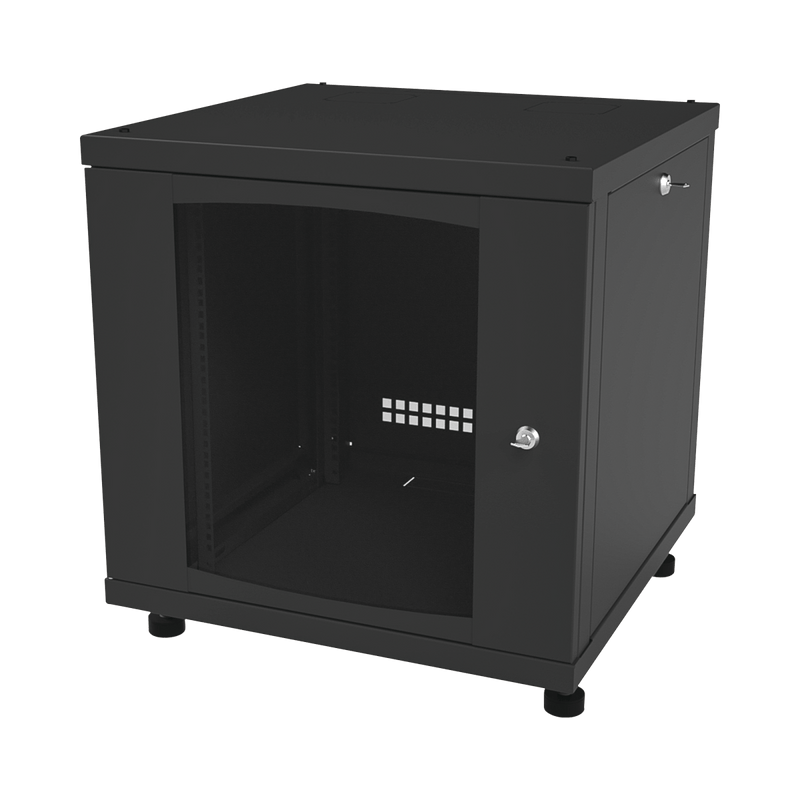 Gabinete Profesional para Telecomunicaciones de 12UR, 638 mm Profundidad - SILYMX
