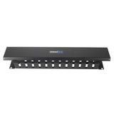 Organizador de Cables Horizontal de 19" Metálico, 2 UR. - SILYMX