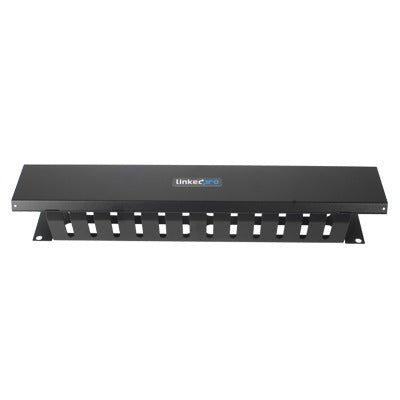 Organizador de Cables Horizontal de 19" Metálico, 2 UR. - SILYMX