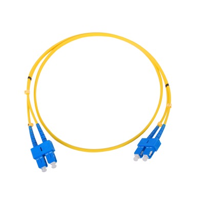Jumper de Fibra Óptica Monomodo SC/SC Duplex de 1 metro - SILYMX