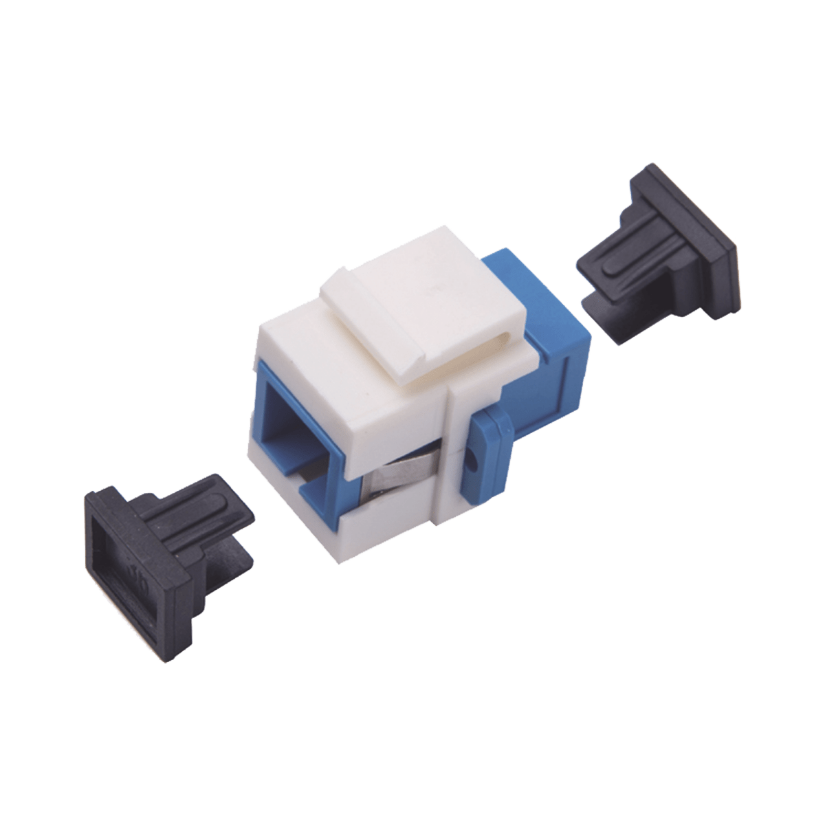 Acoplador Keystone de fibra óptica Monomodo SC/PC Simplex a SC/PC Simplex - SILYMX