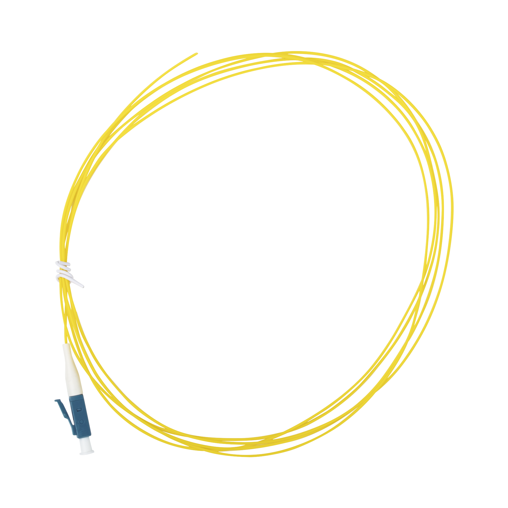 Pigtail de Fibra Óptica Monomodo LC/UPC, simplex de 2 metros - SILYMX