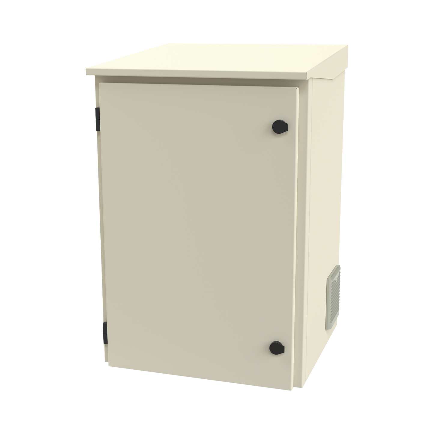 Gabinete De Exterior Con Rack De 19" De 16U Con Ventiladores Y Termostato (Montaje A Poste O Torre Se Vende Por Separado) - SILYMX