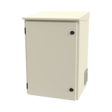 Gabinete De Exterior Con Rack De 19" De 16U Con Ventiladores Y Termostato (Montaje A Poste O Torre Se Vende Por Separado) - SILYMX