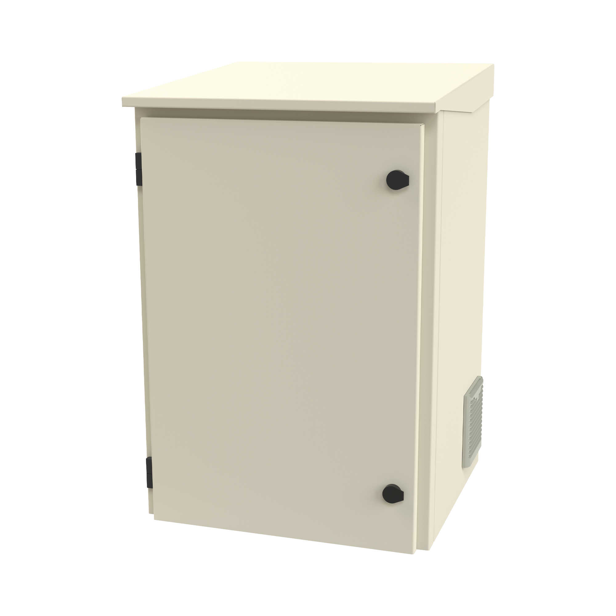 Gabinete De Exterior Con Rack De 19" De 16U Con Ventiladores Y Termostato (Montaje A Poste O Torre Se Vende Por Separado) - SILYMX